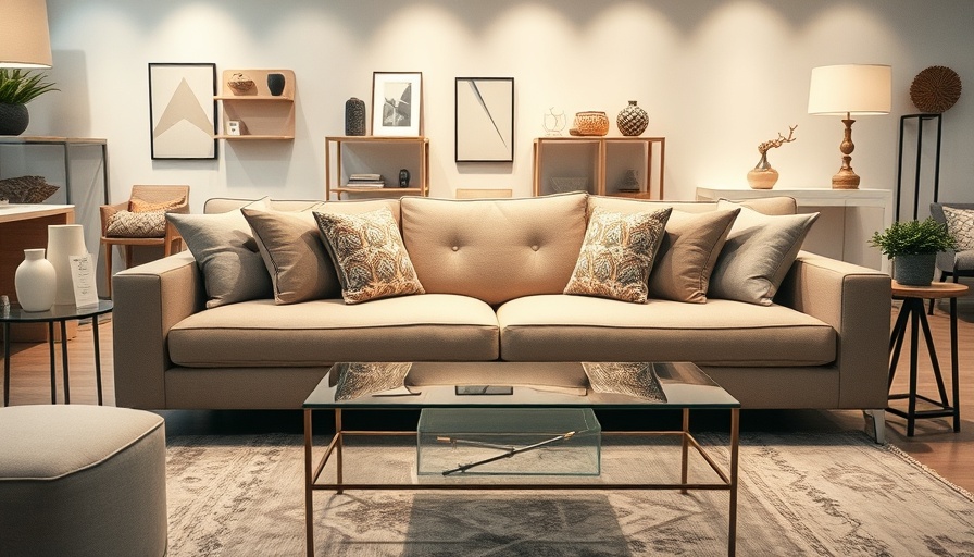 Stylish living room setup showcasing common mistakes when buying furniture.