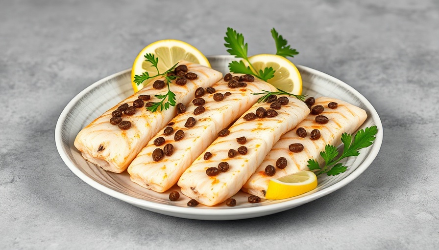 Easy fish recipes for Lent: lemon caper fish fillets on a plate