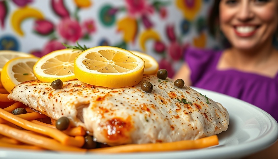 Easy dinner ideas: chicken piccata with lemon and capers.