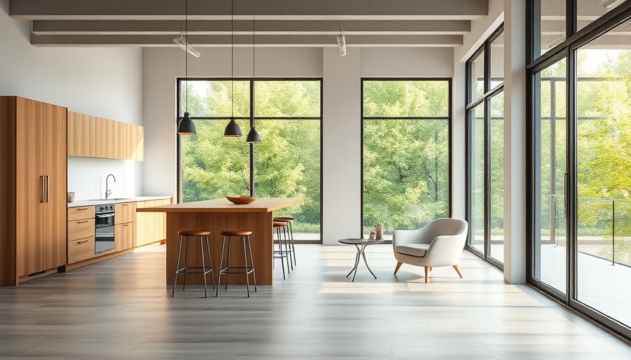 Modern sustainable interior design trends with wood and natural light