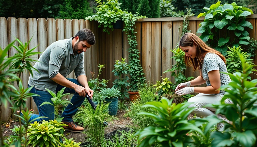 Small space gardening tips in a cozy backyard setting.