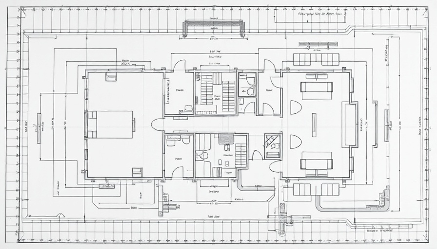 Intricate blueprint room layout with measurements for bedroom flooring options.