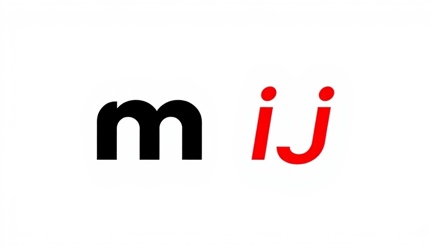 Modern logo design with 'mij' lettering