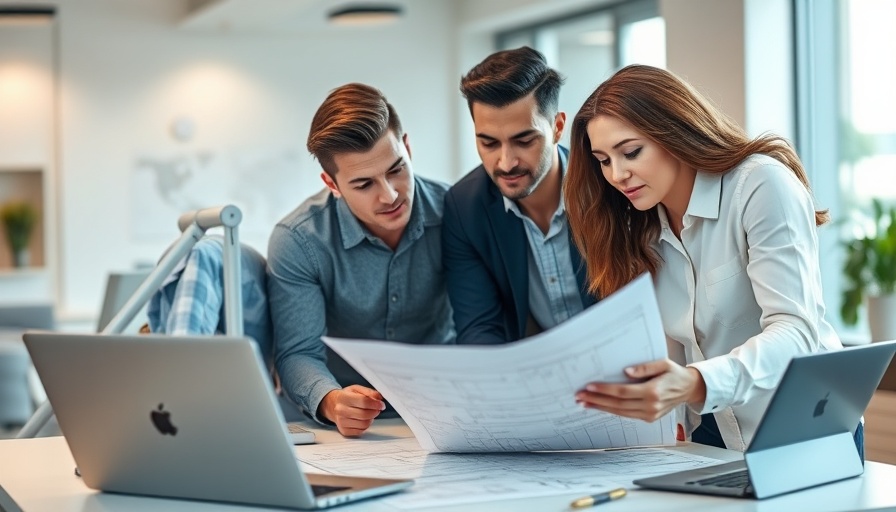 Group planning strategies for loans to scale digital marketing agency in office.