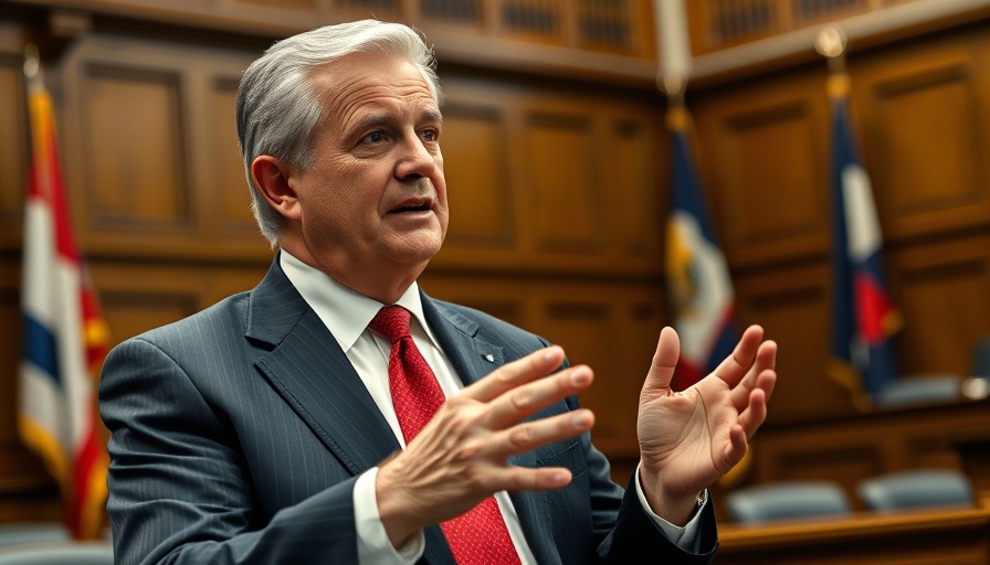 Distinguished man speaking at a courtroom, federal judges secret club.