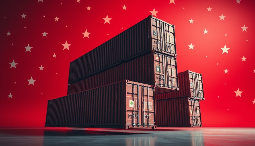 Containers symbolizing Trump's tariffs impact on business economy.