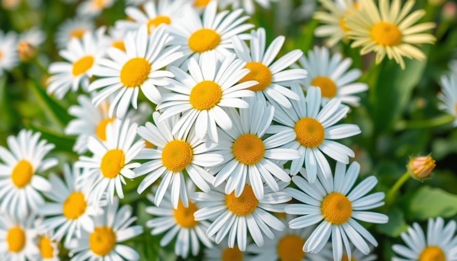 Close-up of blooming Shasta daisies for care guide