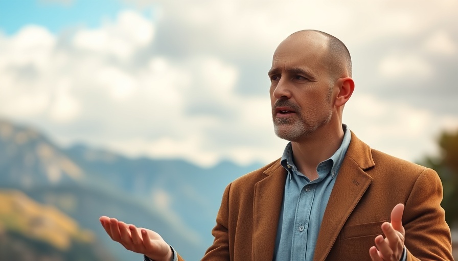 Man discussing outdoors with mountain backdrop, credibility of the Federal Reserve.