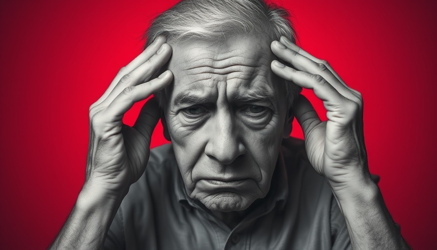 Elderly person suffering Creutzfeldt-Jakob disease symptoms.