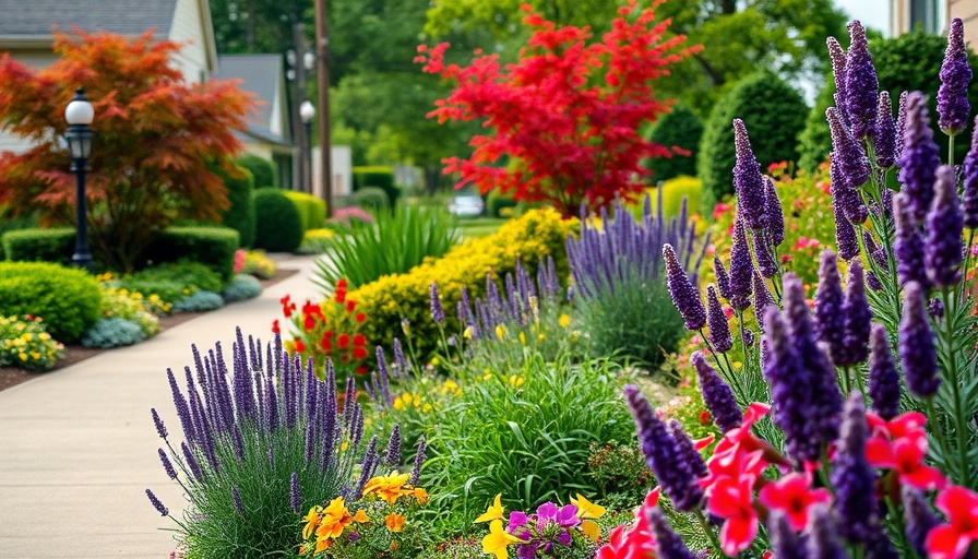 Vibrant garden with colorful flowers, ideal for starting a garden on a budget.