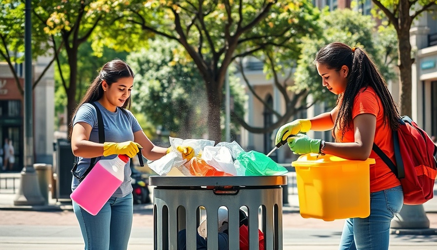 Community volunteers clean during San Rafael Earth Day cleanup.