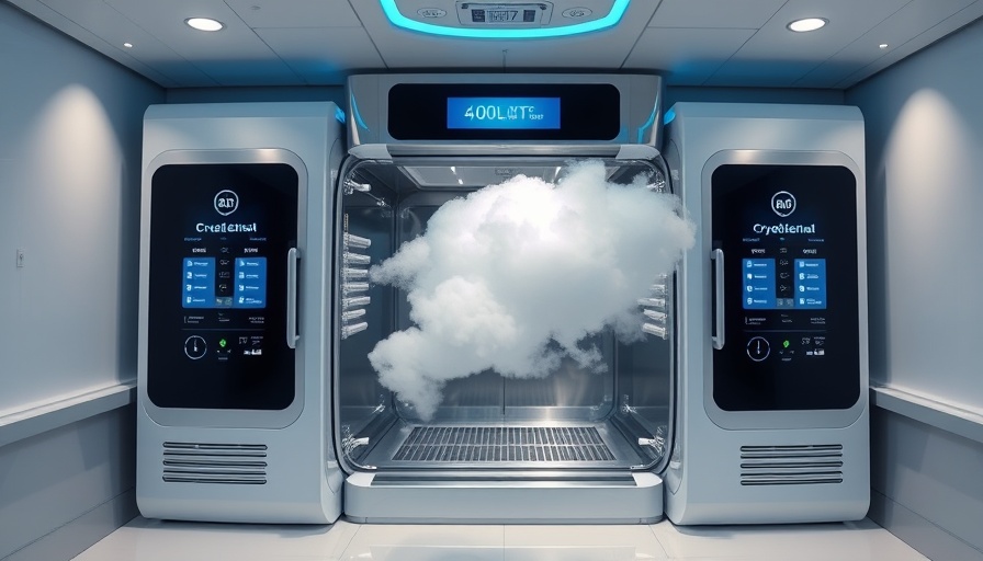 Modern cryotherapy chambers with vapor, highlighting safety risks.