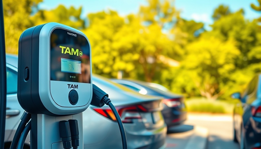 Close-up of EV charging station in Southern Marin setting.