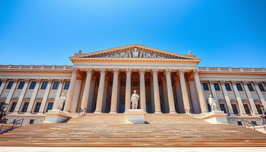 No-cost preventive care policies discussed at a neoclassical courthouse.