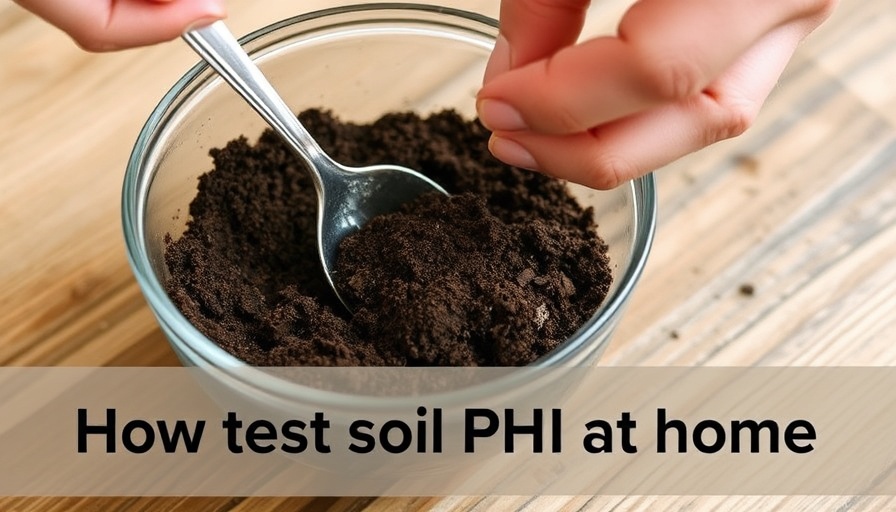 How to test soil pH at home with spoon and glass bowl.