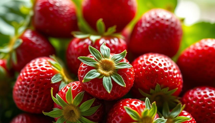 Fresh strawberries perfect for summer recipes