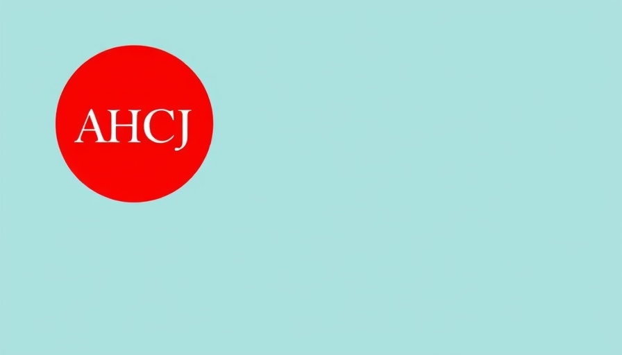 Minimalist AHCJ logo design for AHCJ board election