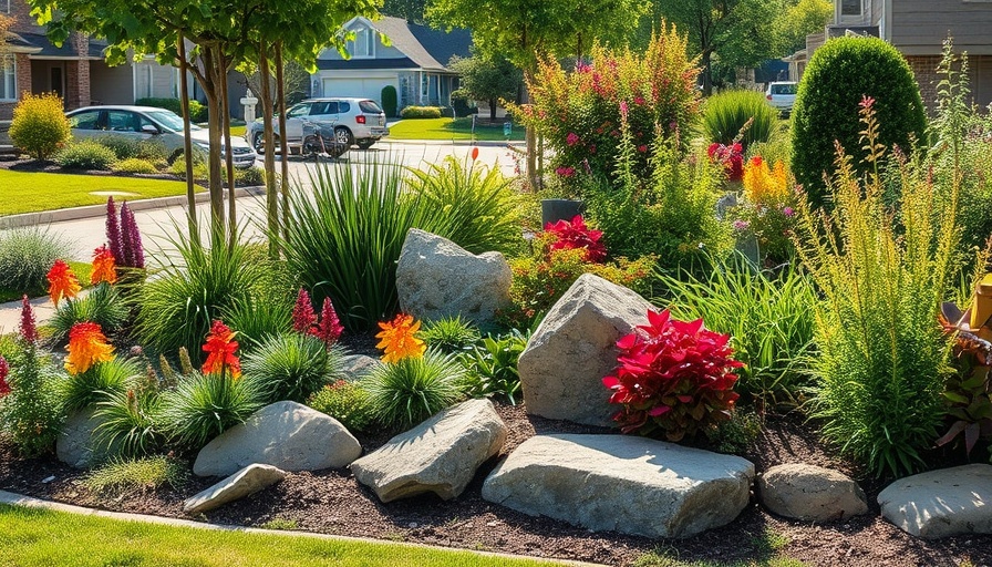 Eco-friendly garden designed to blend with nature.