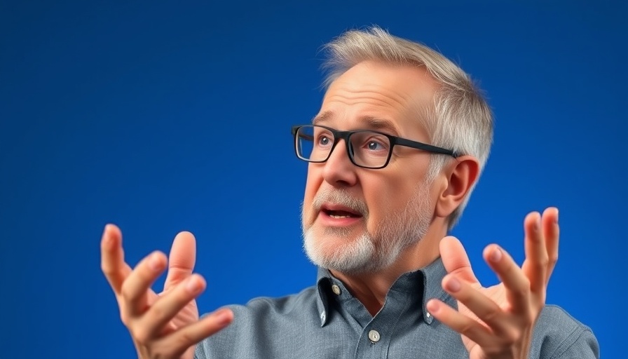 Middle-aged man discussing the US deficit impact on Bay Area startups.