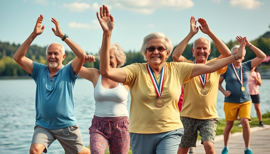Seniors actively living, showing vitality and strength outdoors.