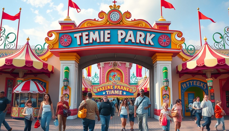 Colorful Disneyland entrance depicting emotional impact.