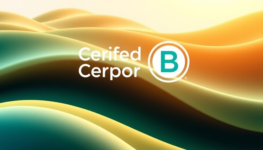 Dynamic Certified B Corporation logo, B Lab Singapore CEO appointment context.