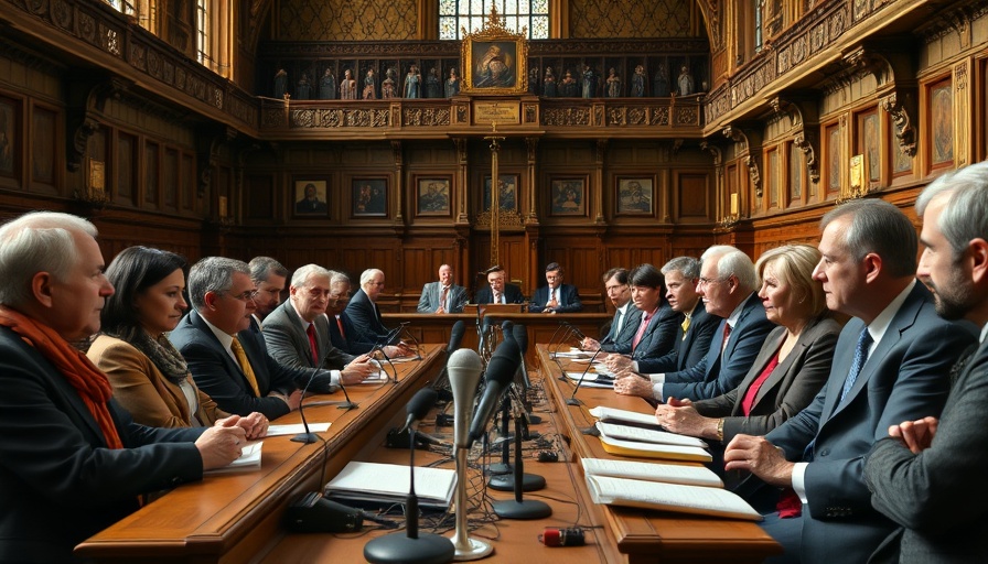 UK parliament discussing two-child benefit cap policy, serious discussion.