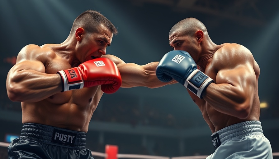 Julio César Chávez Jr. in intense boxing match, mid-punch action.