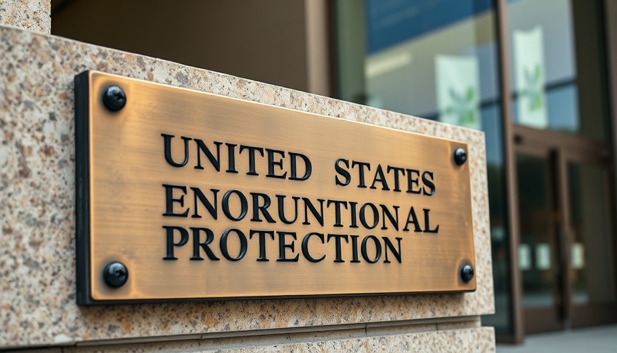 EPA building sign displaying 'United States Environmental Protection Agency'.