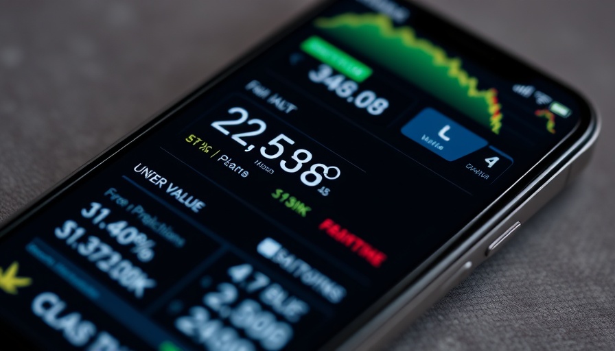 Tata Elxsi stock price target data on mobile screen