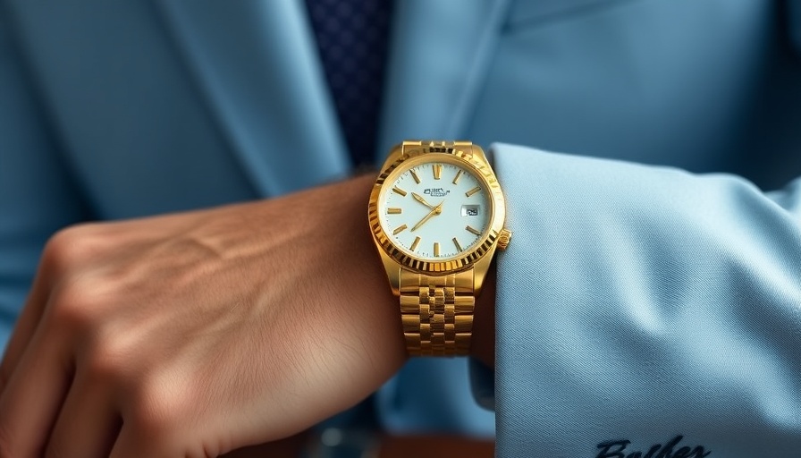 Luxurious gold wristwatch symbolizing Ponzi scheme fraud.