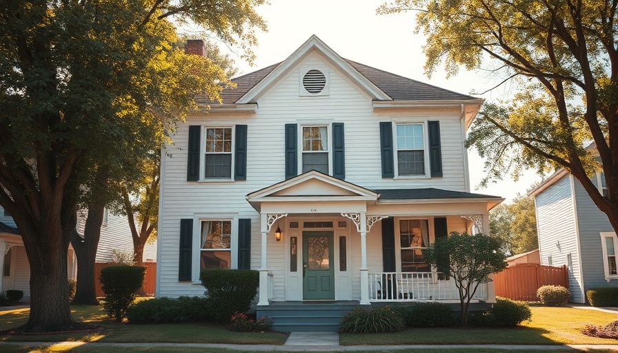 Charming vintage house under sunny sky, representing mortgage scenarios.