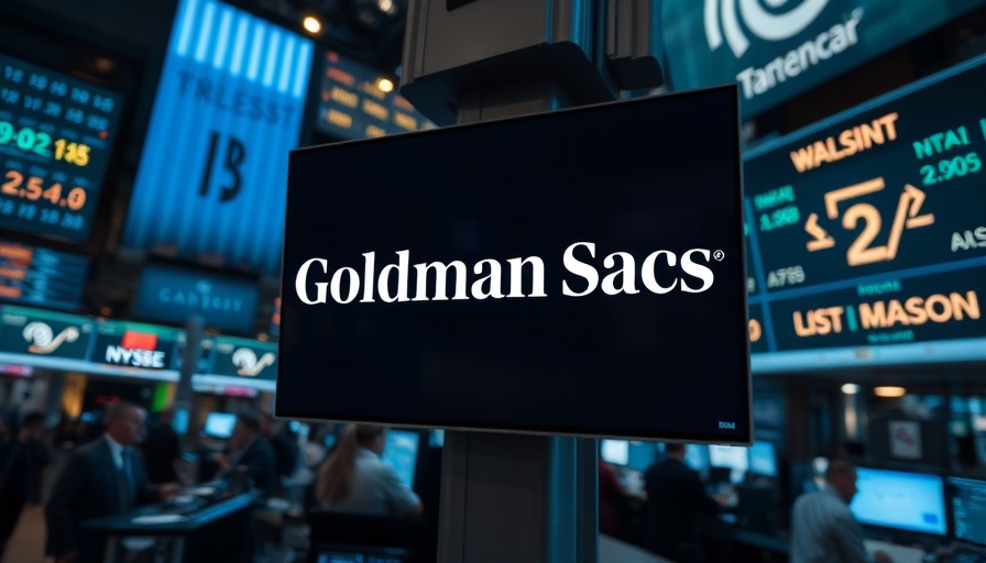 Goldman Sachs profits surge 22% displayed in stock market environment.
