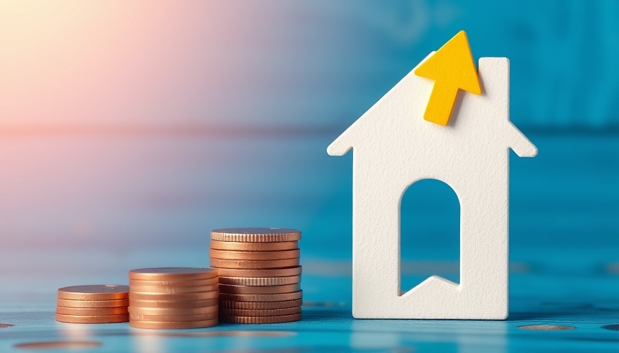 Refinance a mortgage without a down payment illustrated by coins and a house.