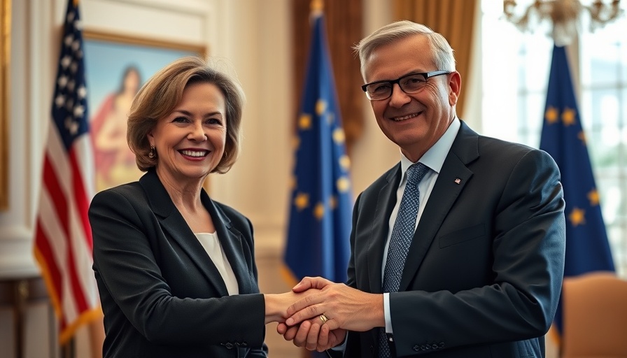 US EU trade agreements impact on business handshake photo