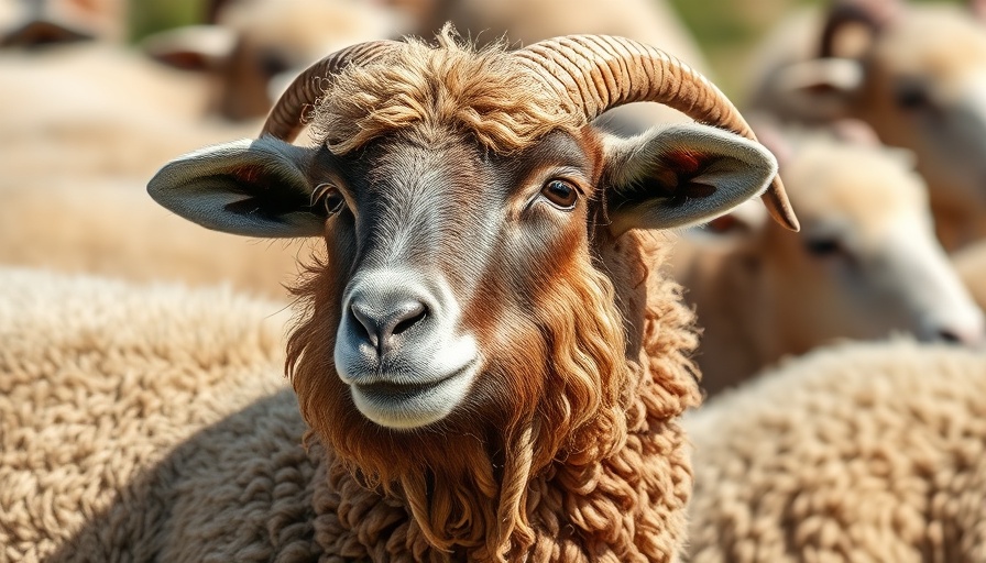Relaxed sheep under sunlight, highlighting E.U. trade deal economic impact