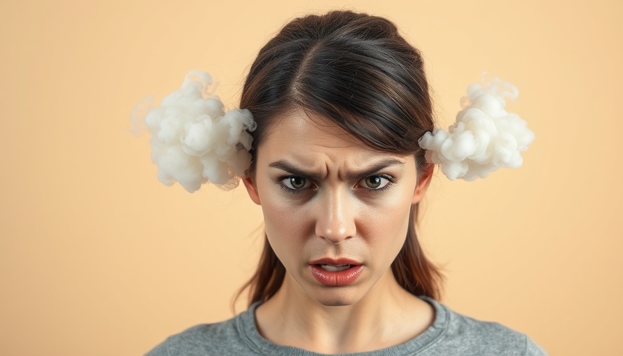 Frustrated young woman with steam coming from ears expressing anger.