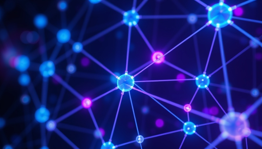 Conceptual digital health network with glowing nodes representing the ecosystem.