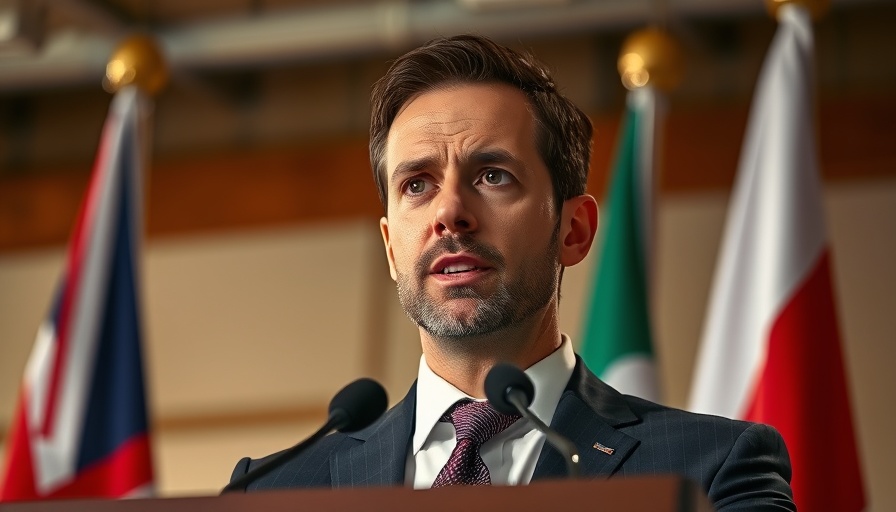 Man addressing at podium during Hatch Act investigation.