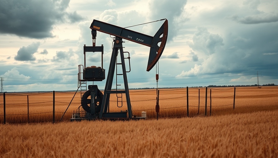 Oil pump jack in a field under cloudy skies, OPEC production hike oil prices.