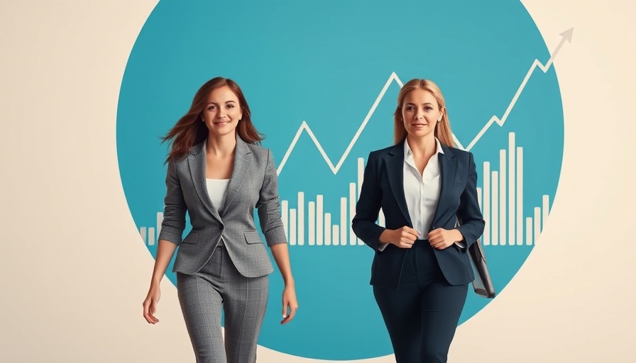 Businesswomen with graph symbolizes business tax changes in the UK.
