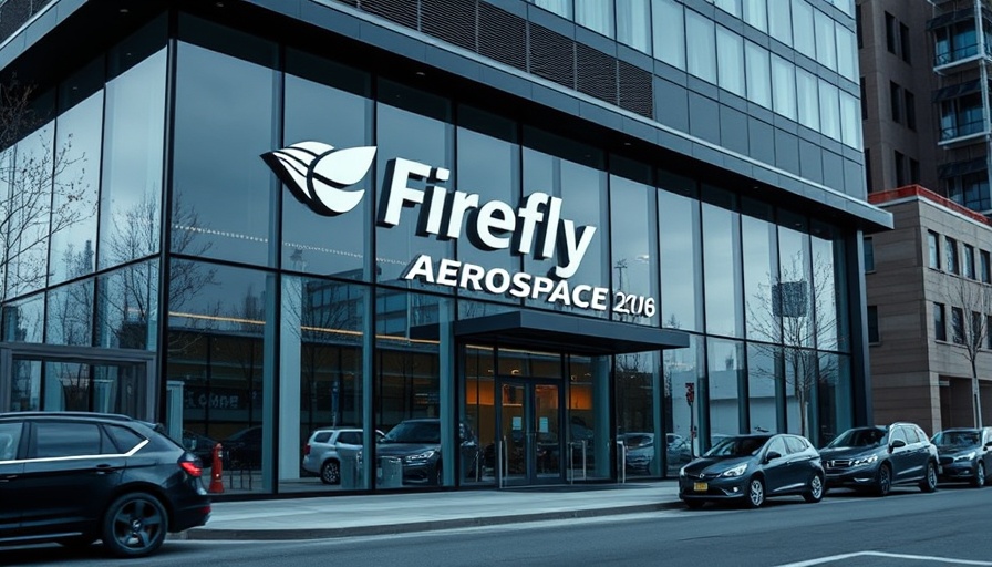 Firefly Aerospace building exterior with logo, reflecting IPO investment focus.