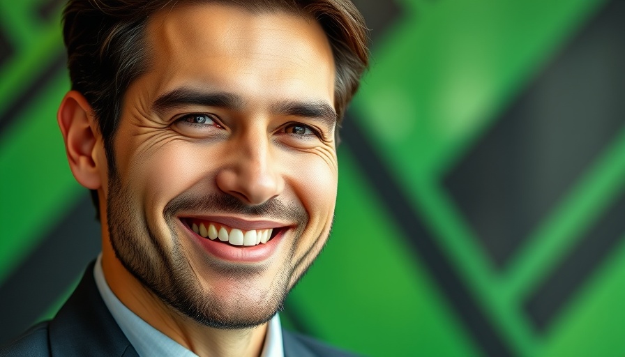 Business startup funding conference speaker featured portrait.