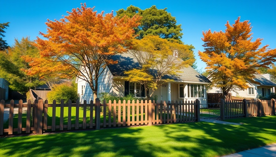Charming suburban home with a wooden fence, related to adverse possession topic.