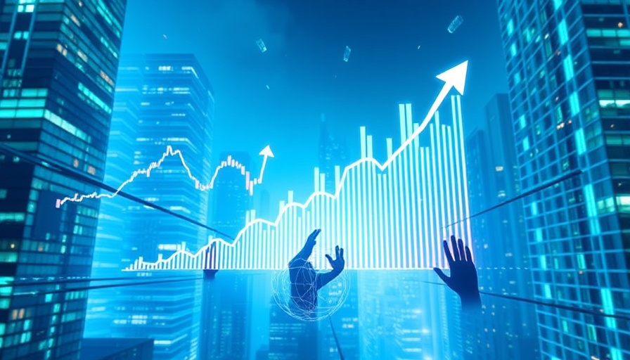 Abstract futuristic financial growth for OpenAI $500 billion valuation.