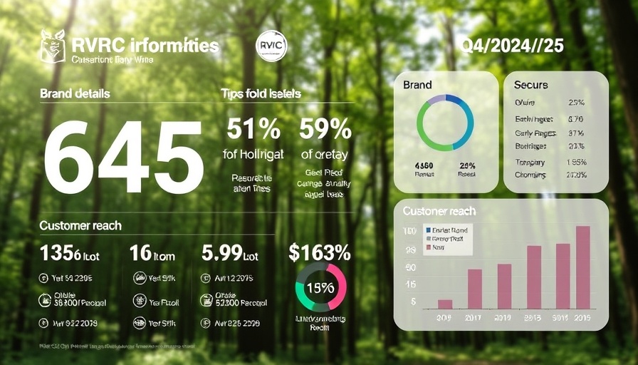 RVRC Holding Q4 2024/25 financial growth infographic.