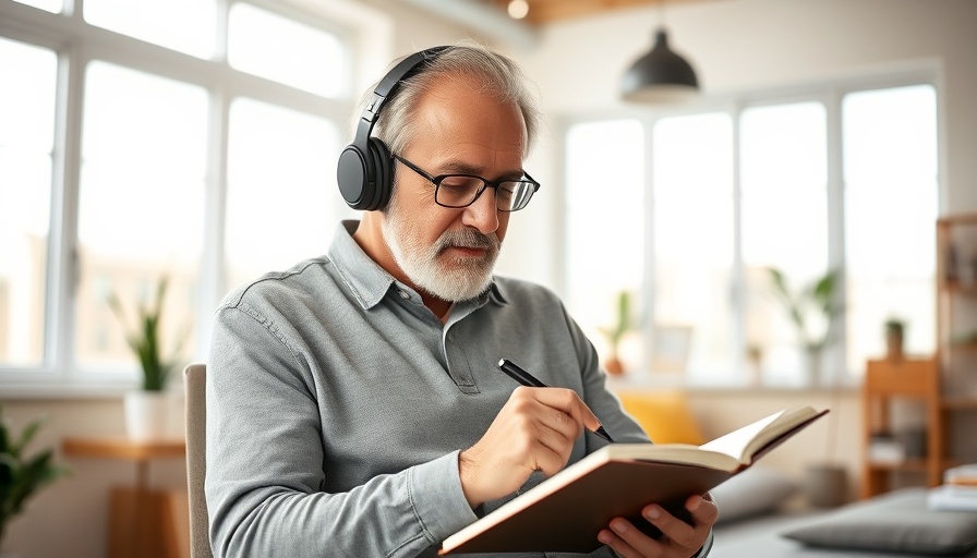 Streamline Your Life with Senior Planet: Senior man using technology at home.