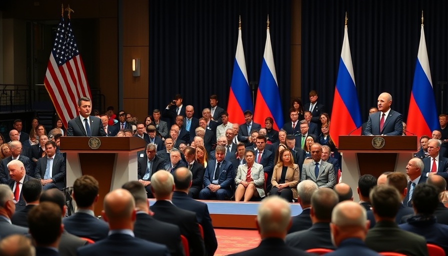 International summit with audience and speakers, Trump-Putin summit investment strategies.