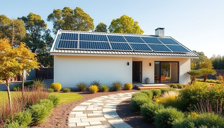 Modern home with solar panels highlighting solar inverter security vulnerabilities