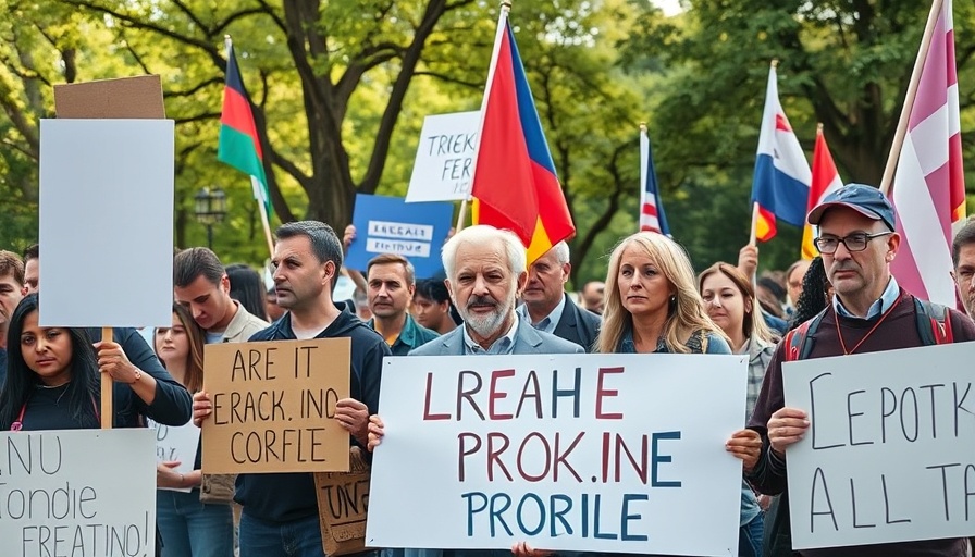 Protestors demand 'No deals behind Ukraine's back,' holding signs, Trump embraces Putin.
